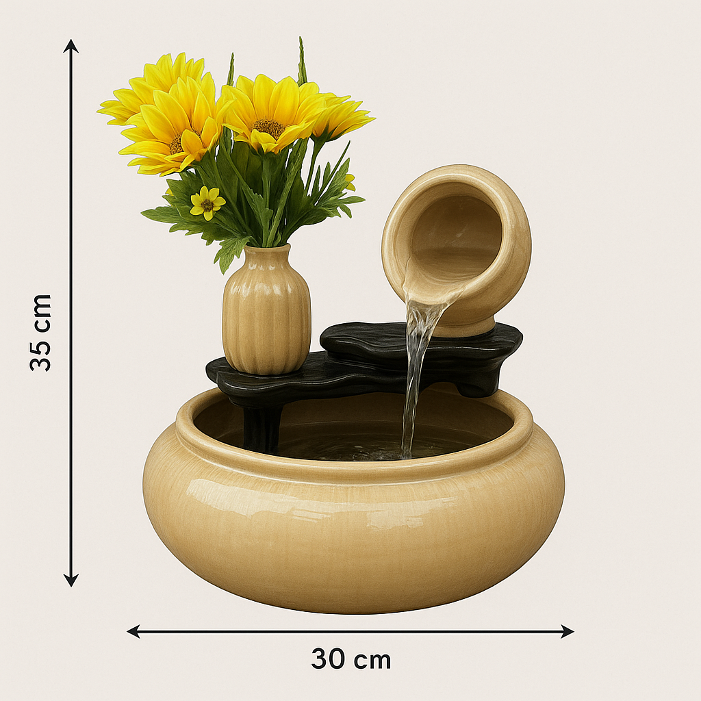 Surahi Ceramic Table Fountain