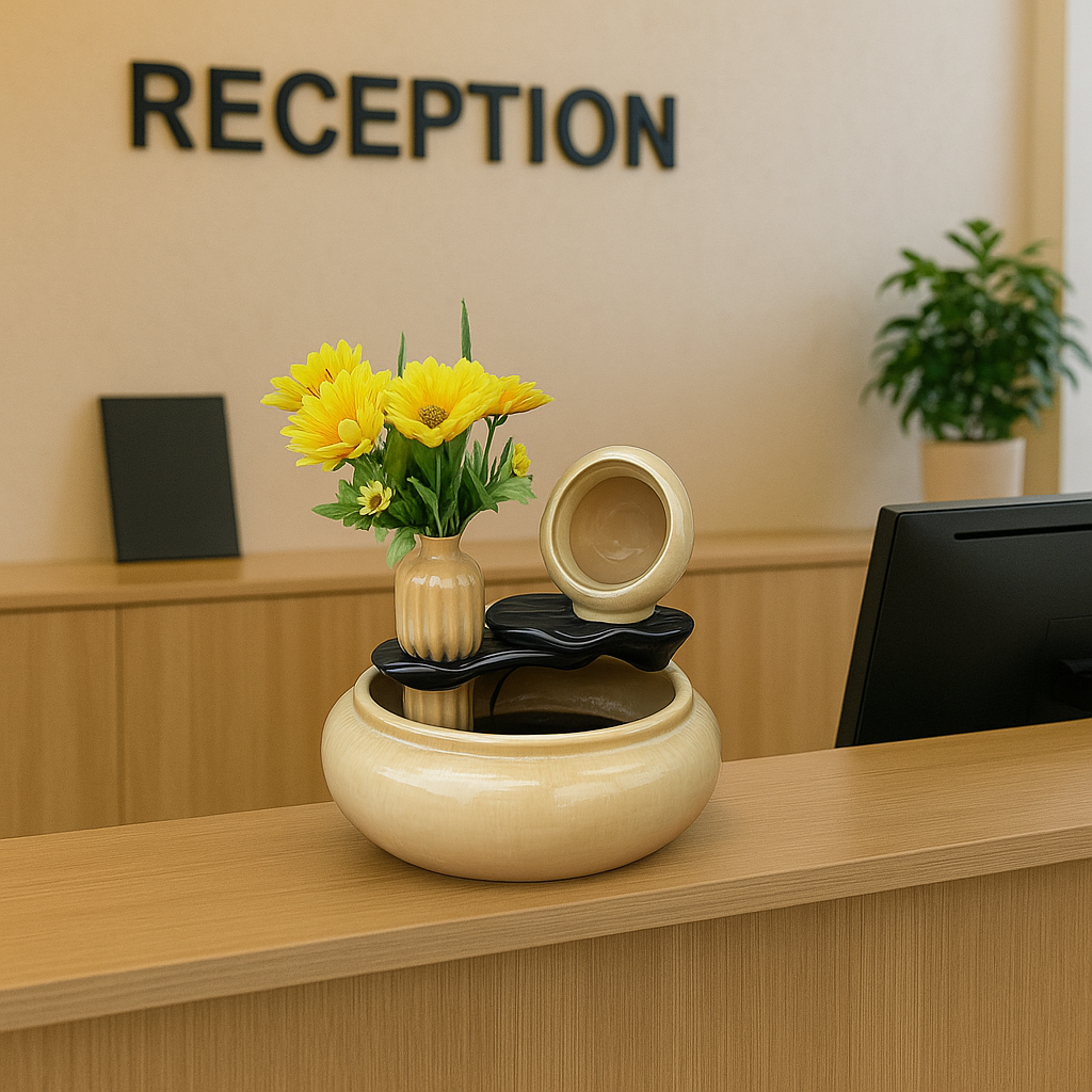 Surahi Ceramic Table Fountain