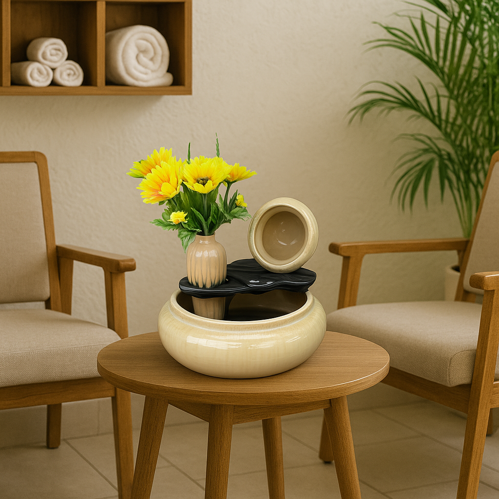 Surahi Ceramic Table Fountain