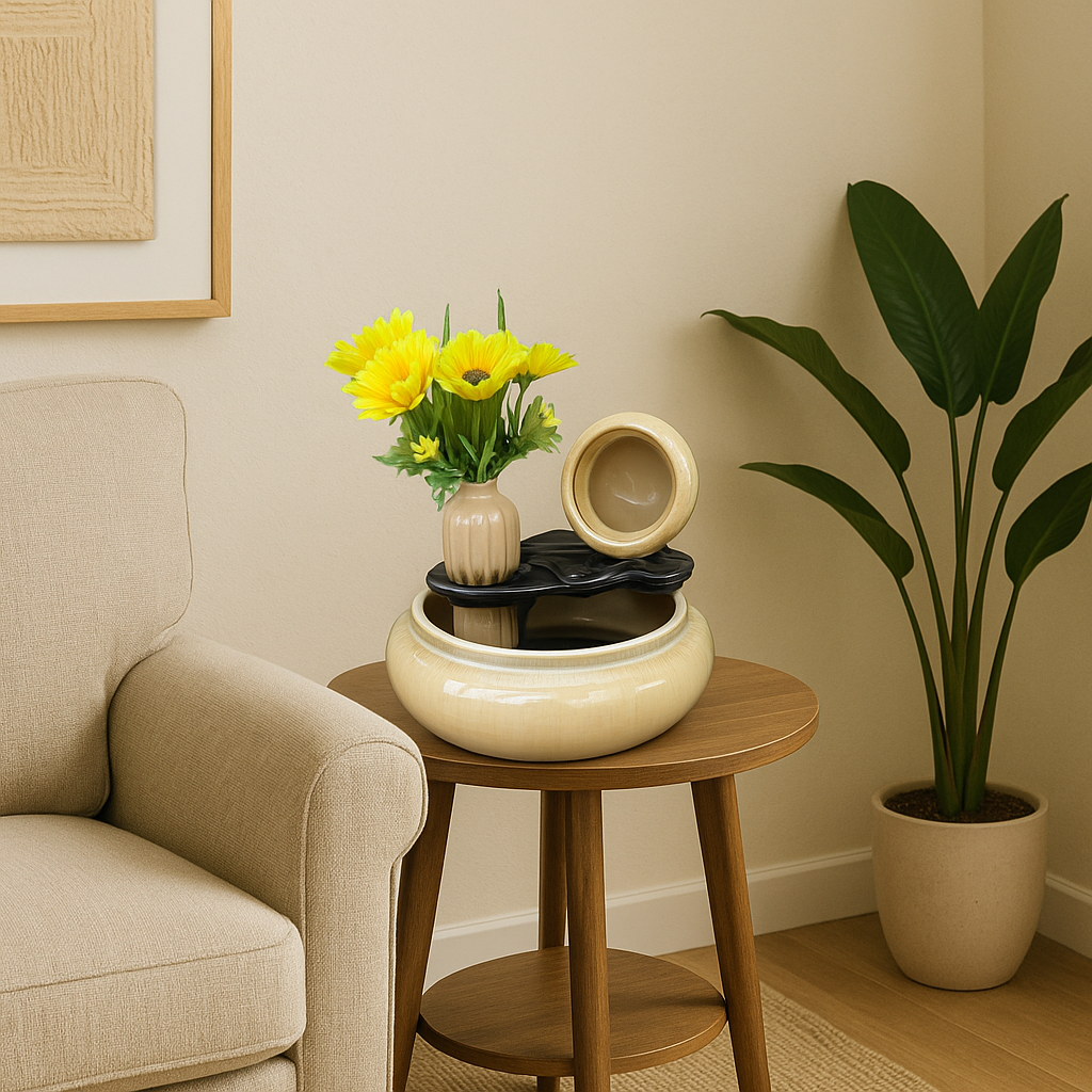 Surahi Ceramic Table Fountain