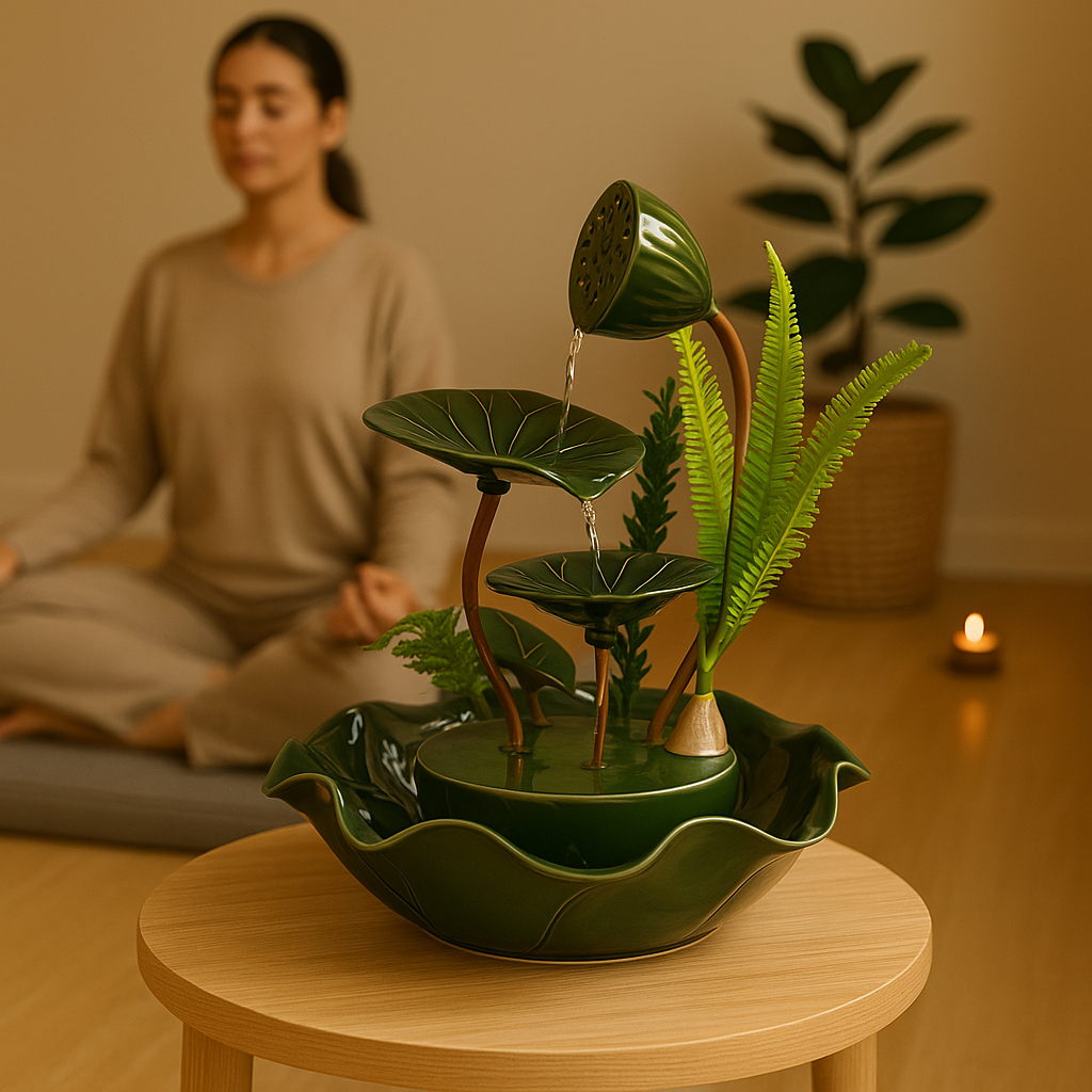 Padma Veena Ceramic Fountain