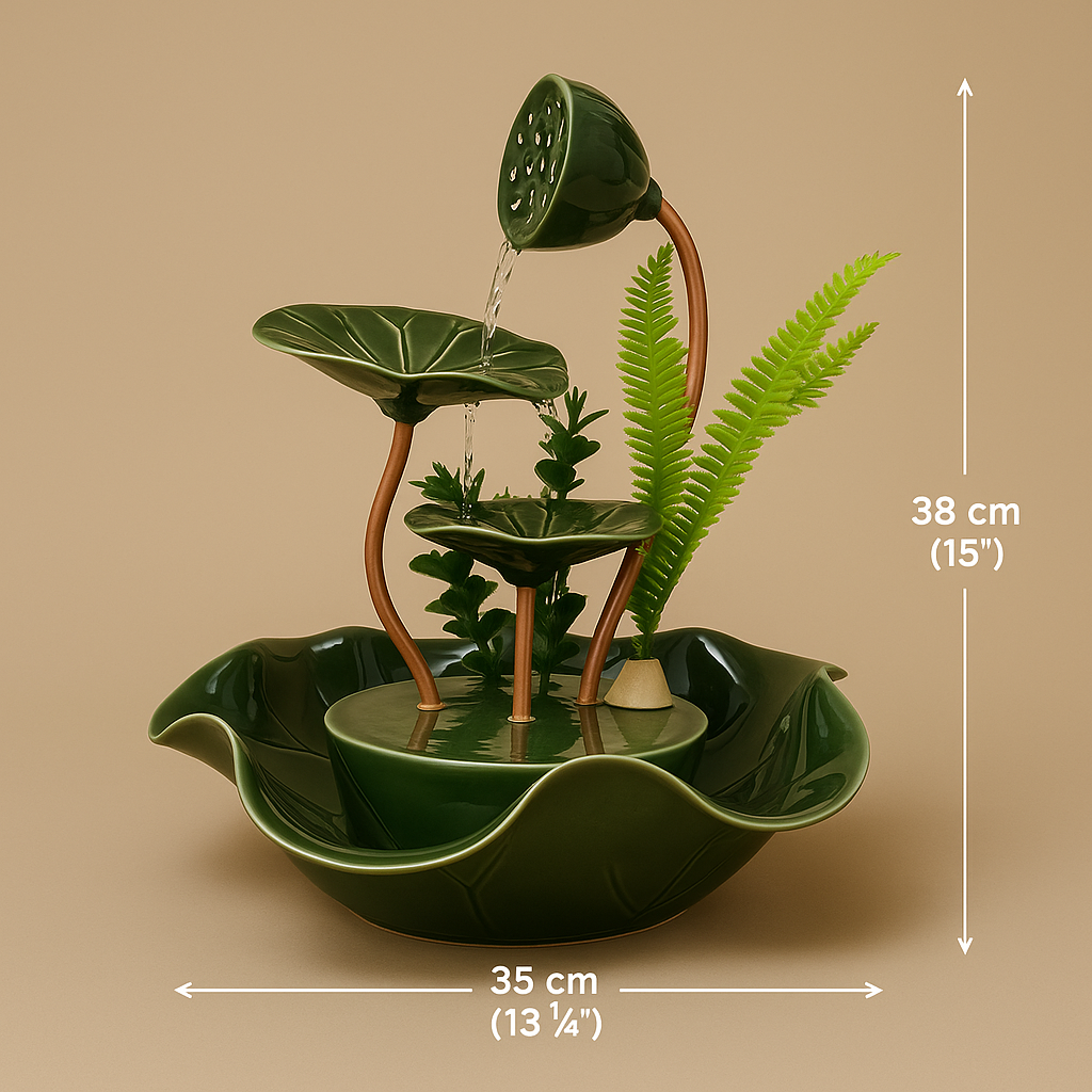 Padma Veena Ceramic Fountain
