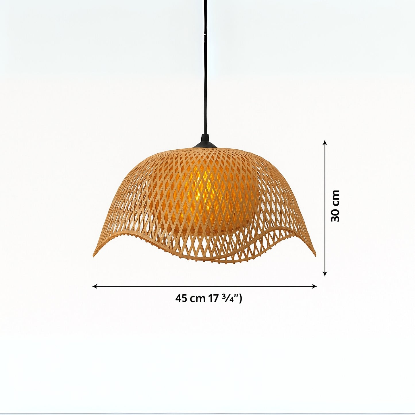 Vira Woven Wave Pendant