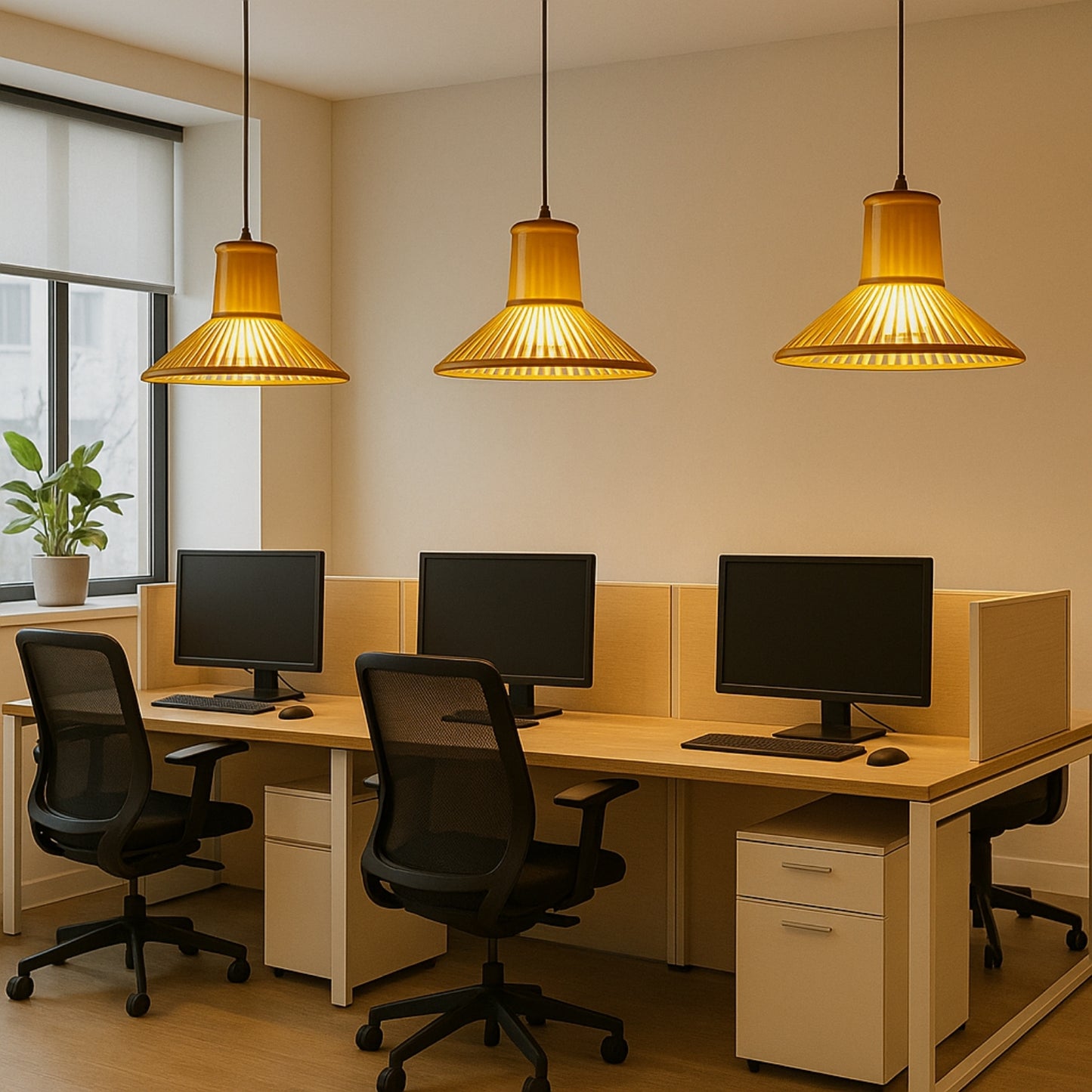 Nava Flare Bamboo Pendant