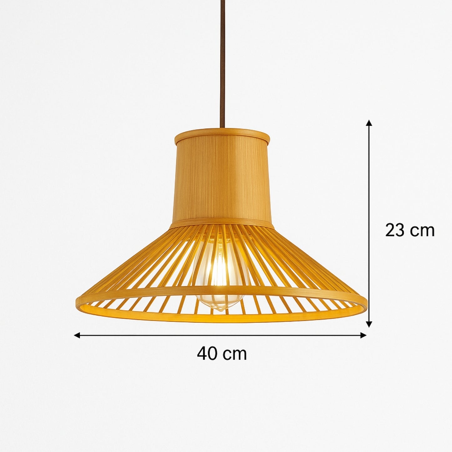 Nava Flare Bamboo Pendant