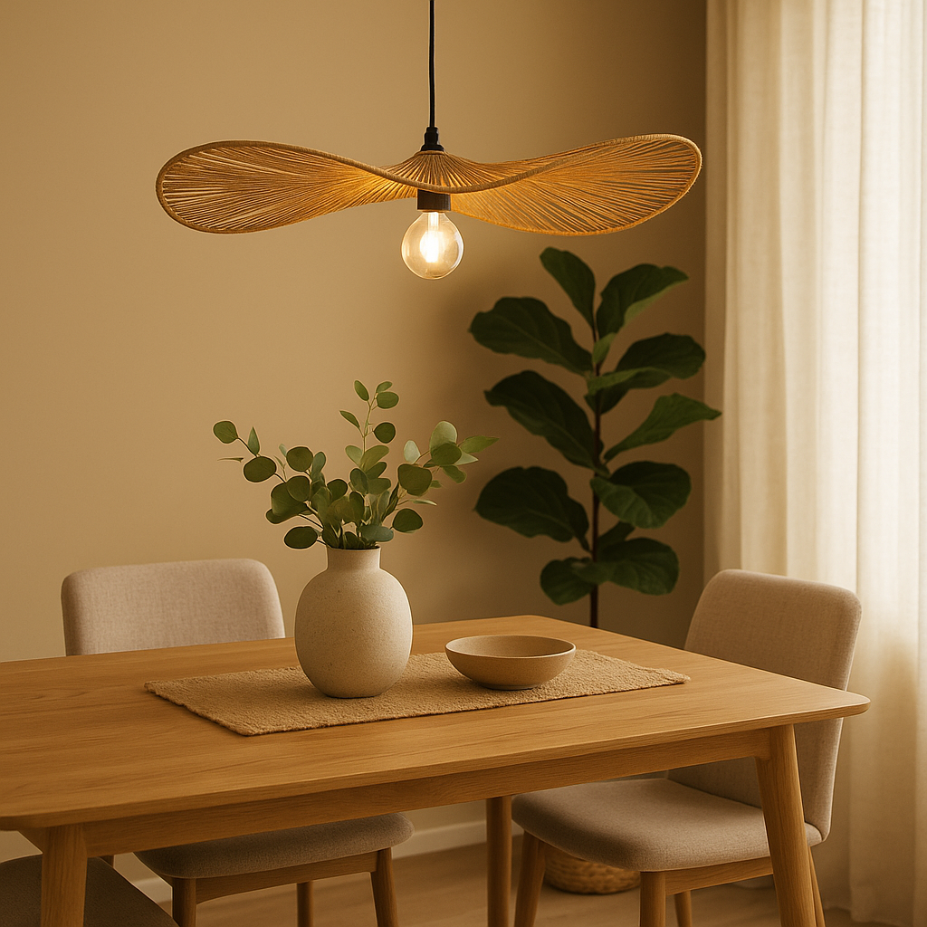 Lunara Twisted Leaf Pendant