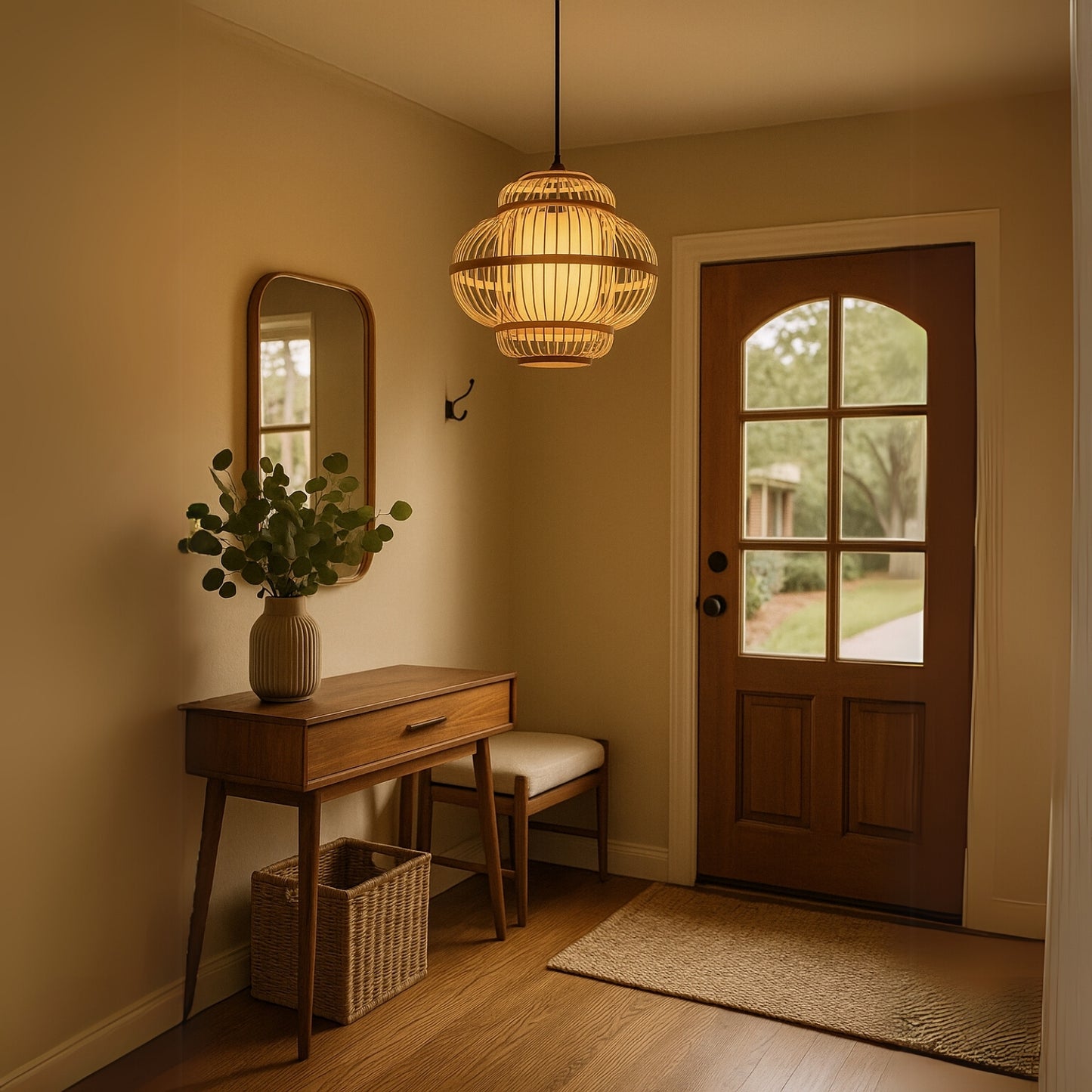 Kumo Orb – Bamboo Cloud Lantern