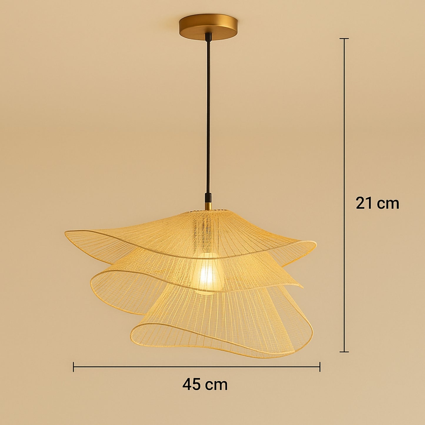 Lunara Petal Pendant Light
