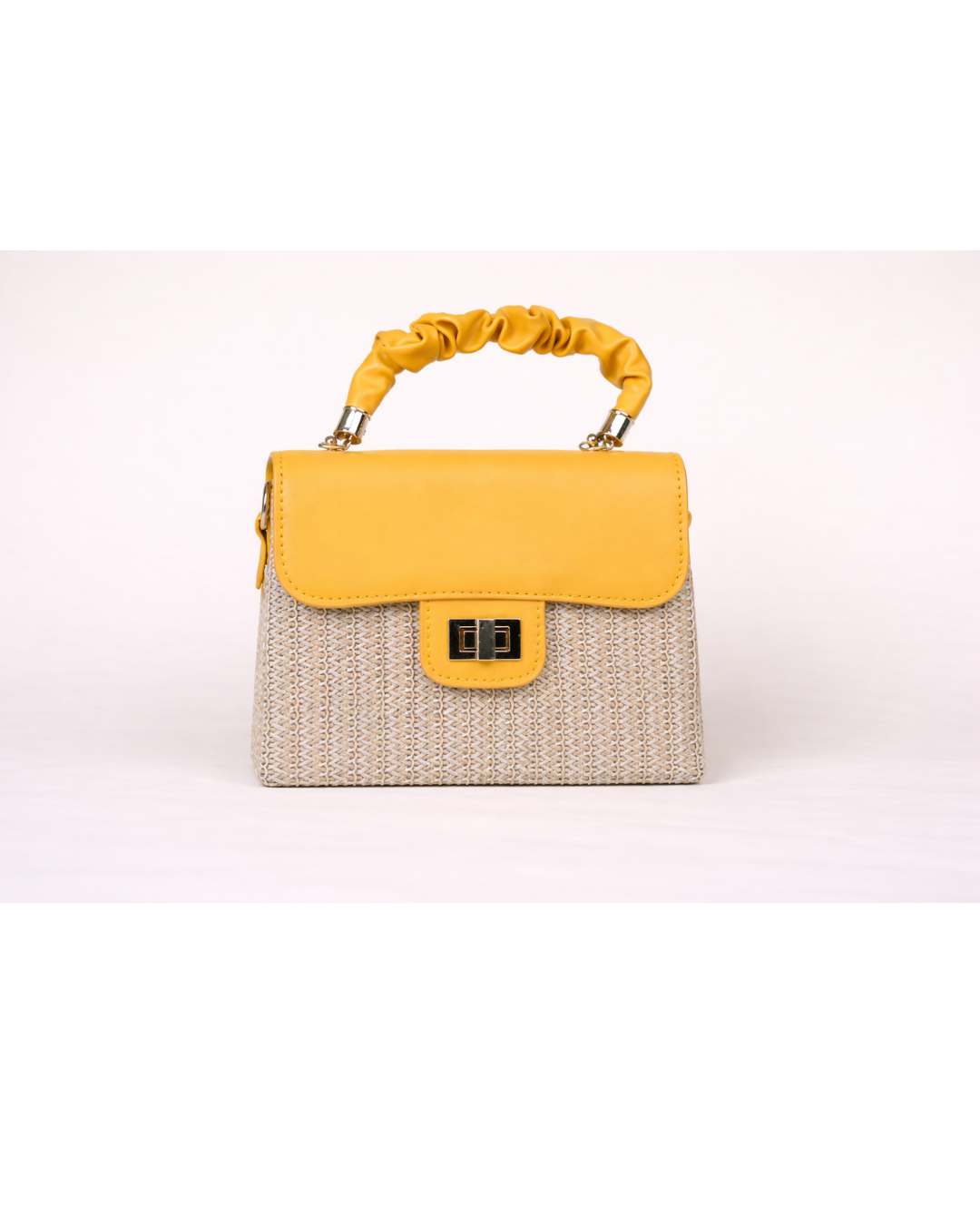 Soleil Élan Woven Top Handle Bag