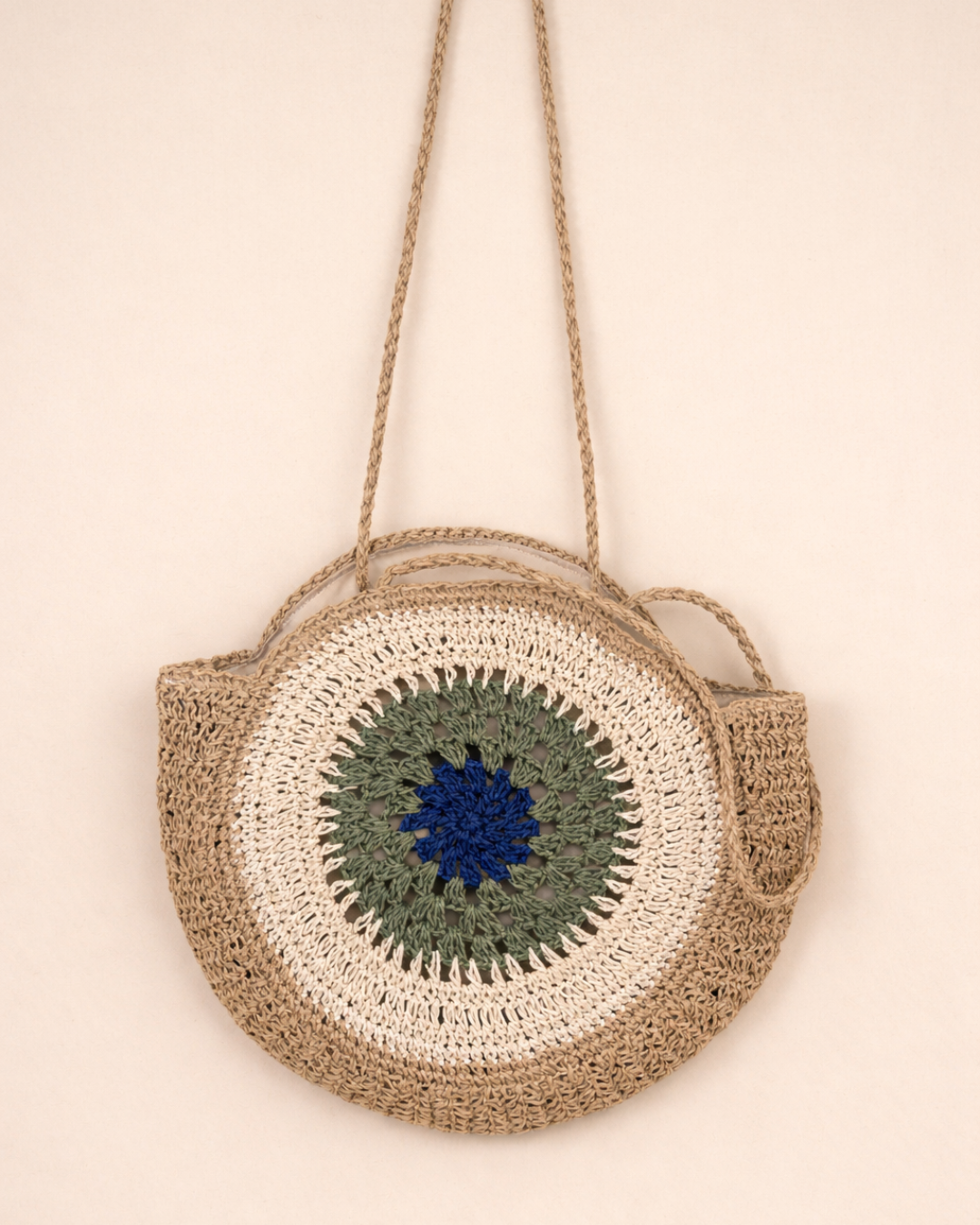 Vyana Crochet Round Shoulder Bag