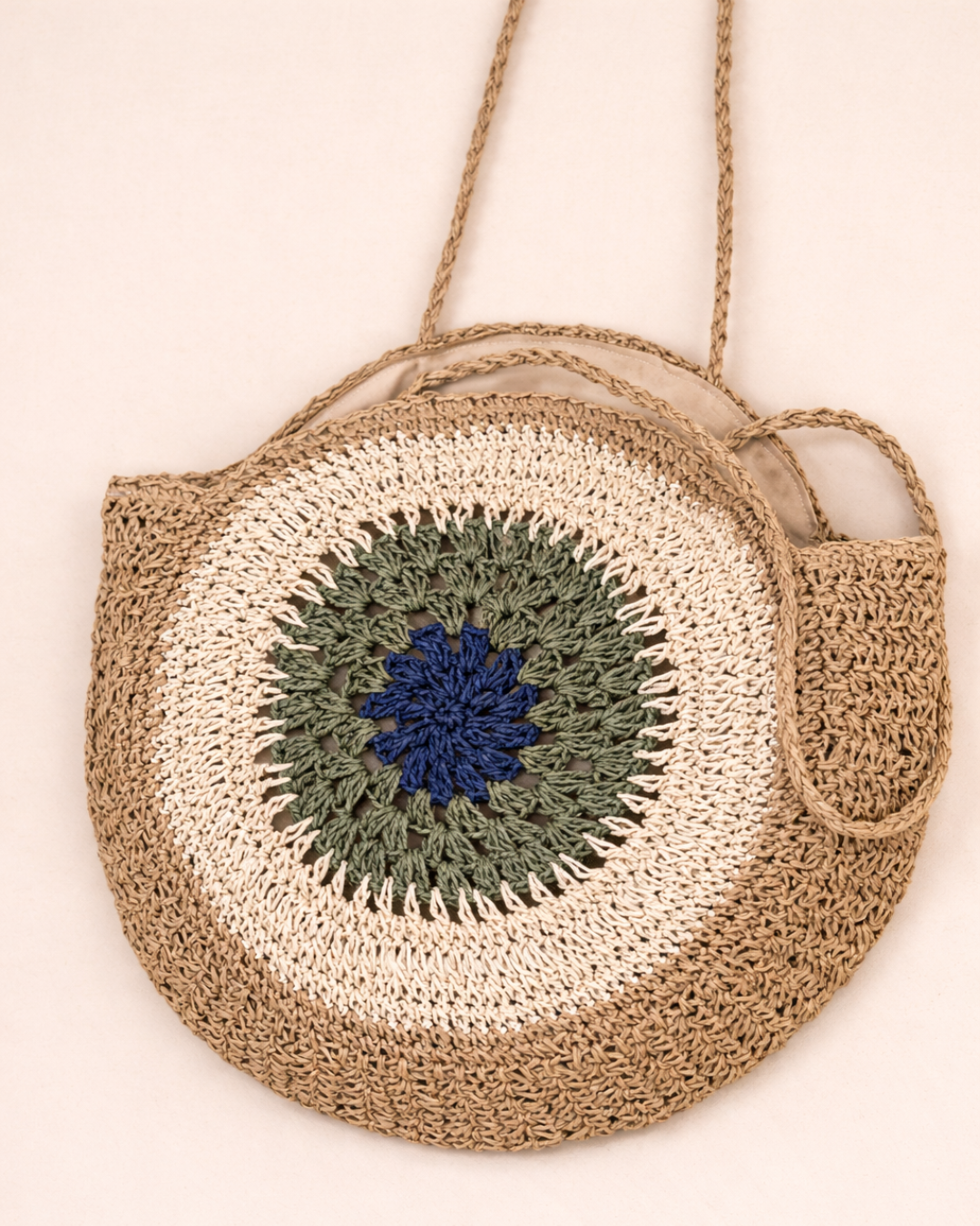 Vyana Crochet Round Shoulder Bag