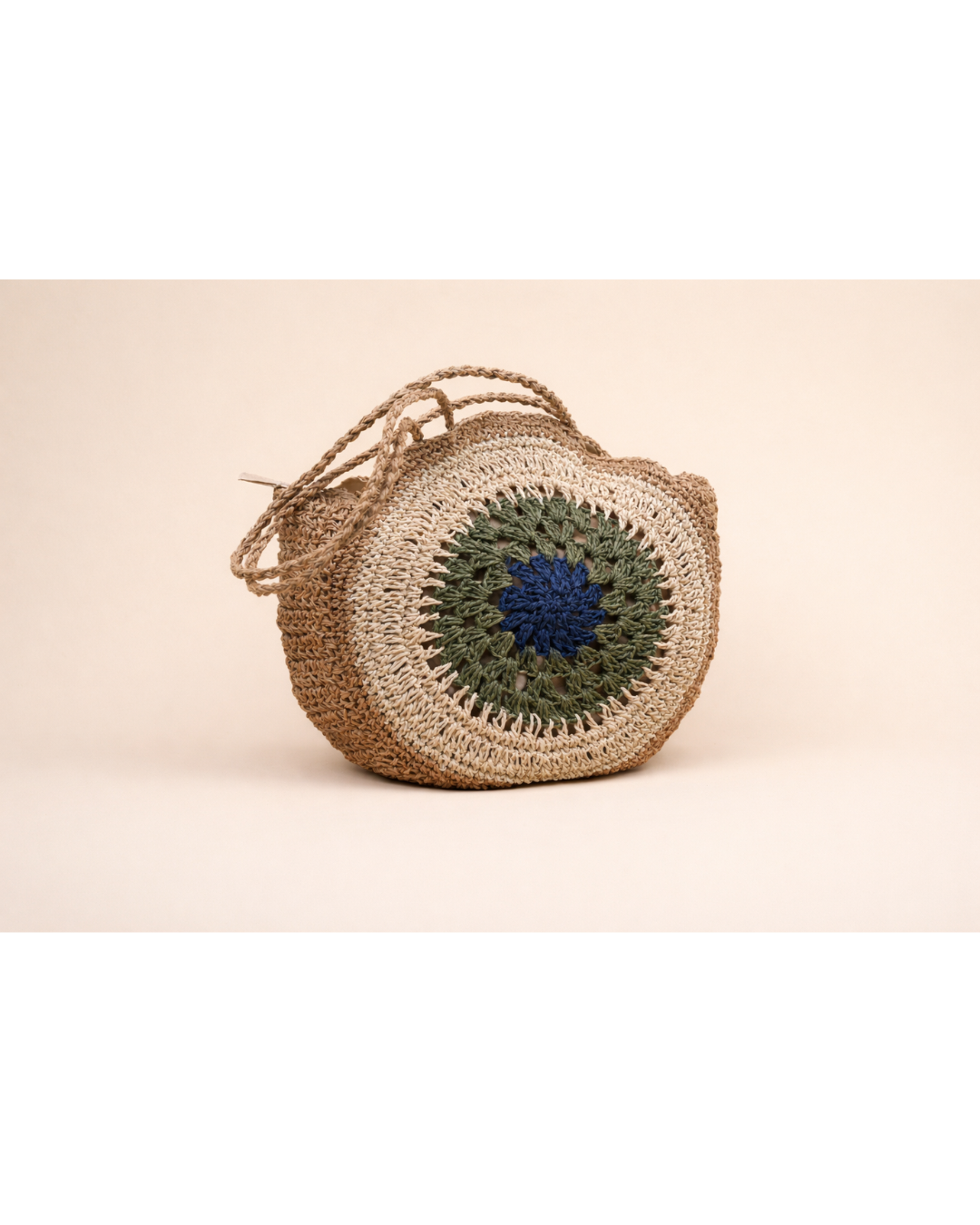 Vyana Crochet Round Shoulder Bag