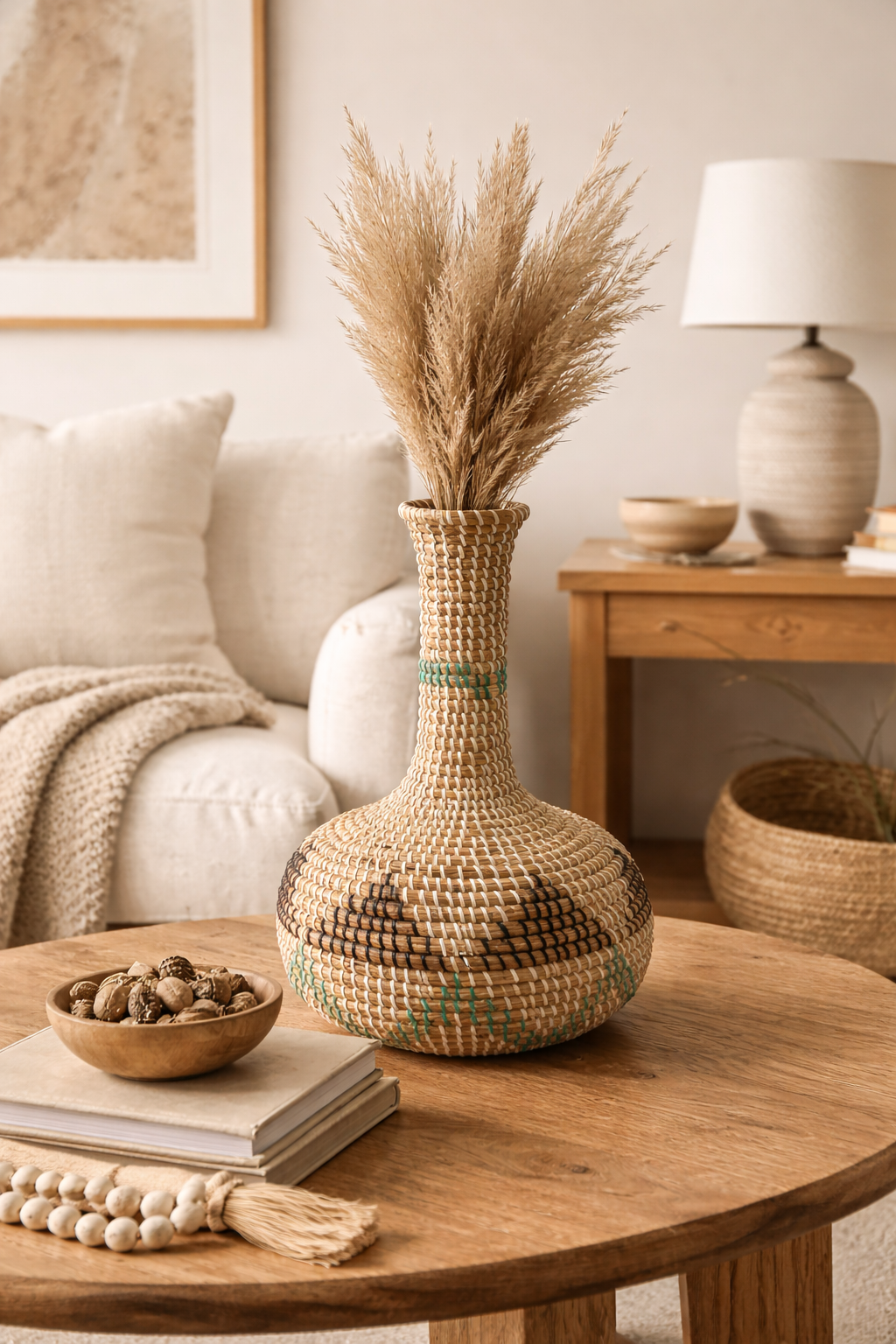 Aarunya Handwoven Floor Vase