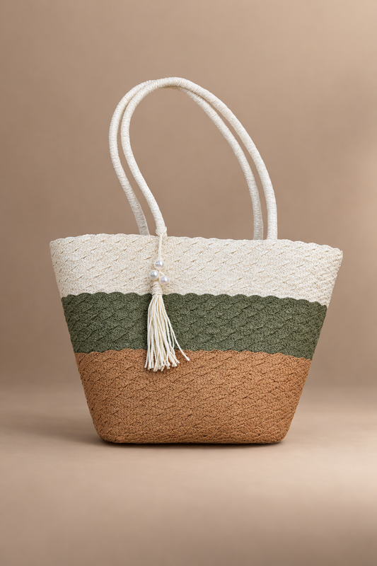 Riviera Woven Resort Tote