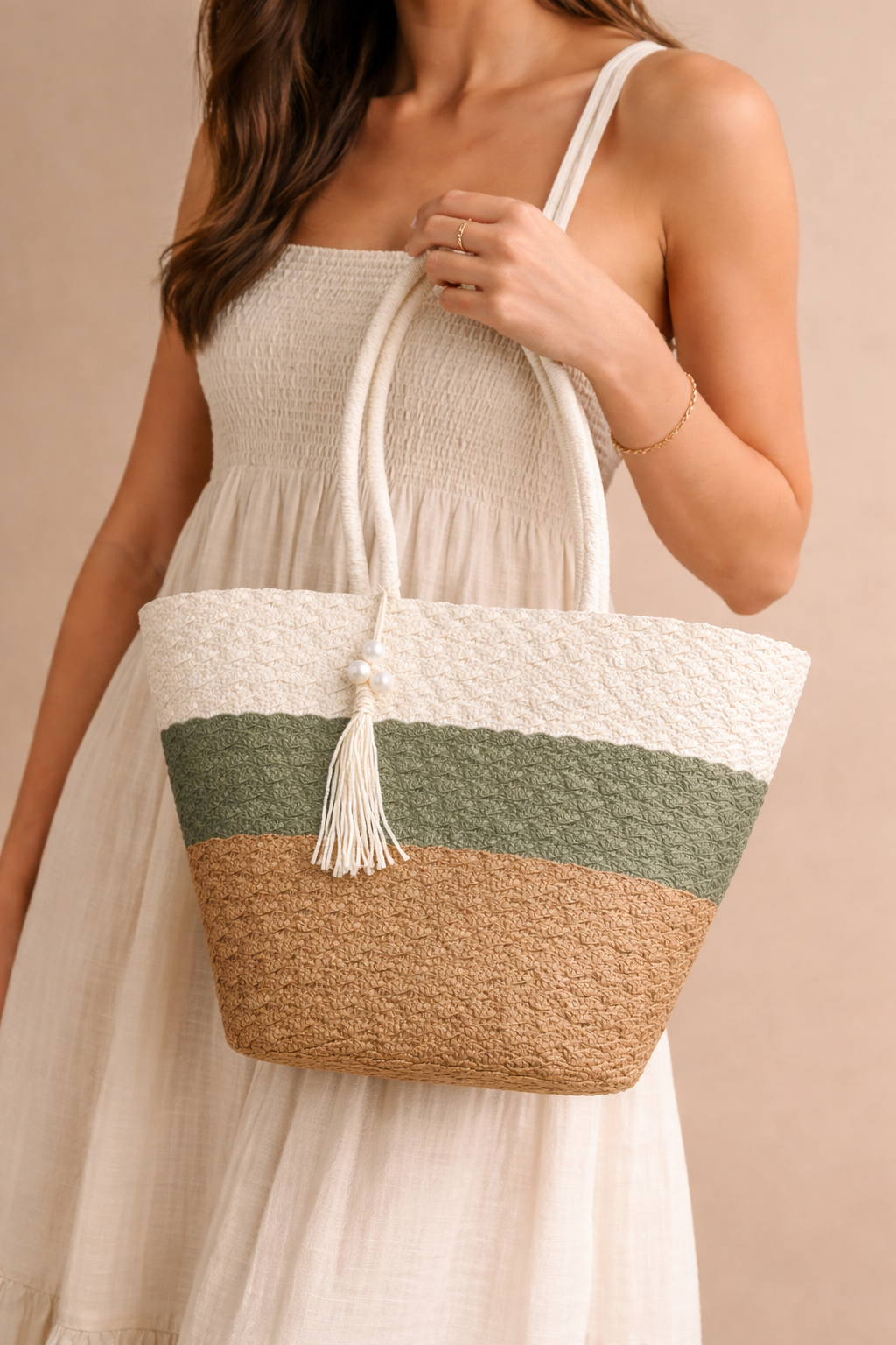 Riviera Woven Resort Tote