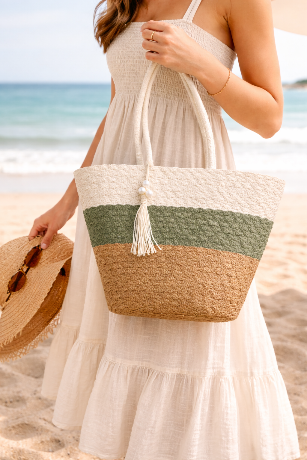 Riviera Woven Resort Tote