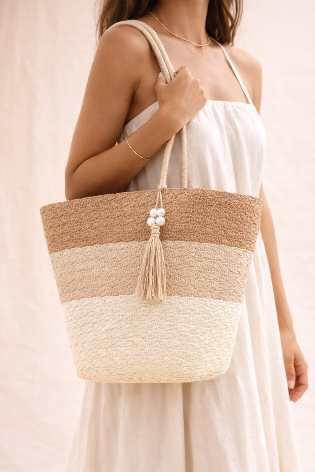 Dune Riviera Woven Tote