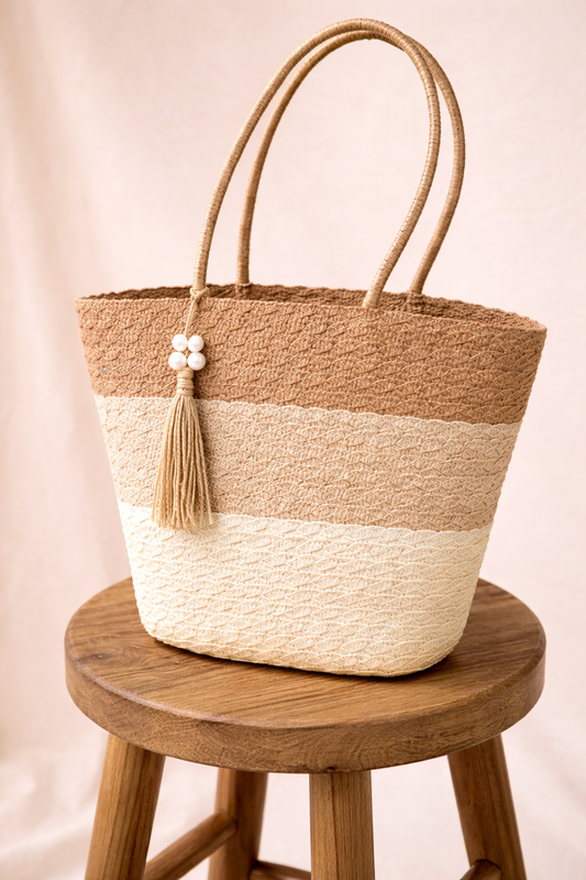 Dune Riviera Woven Tote