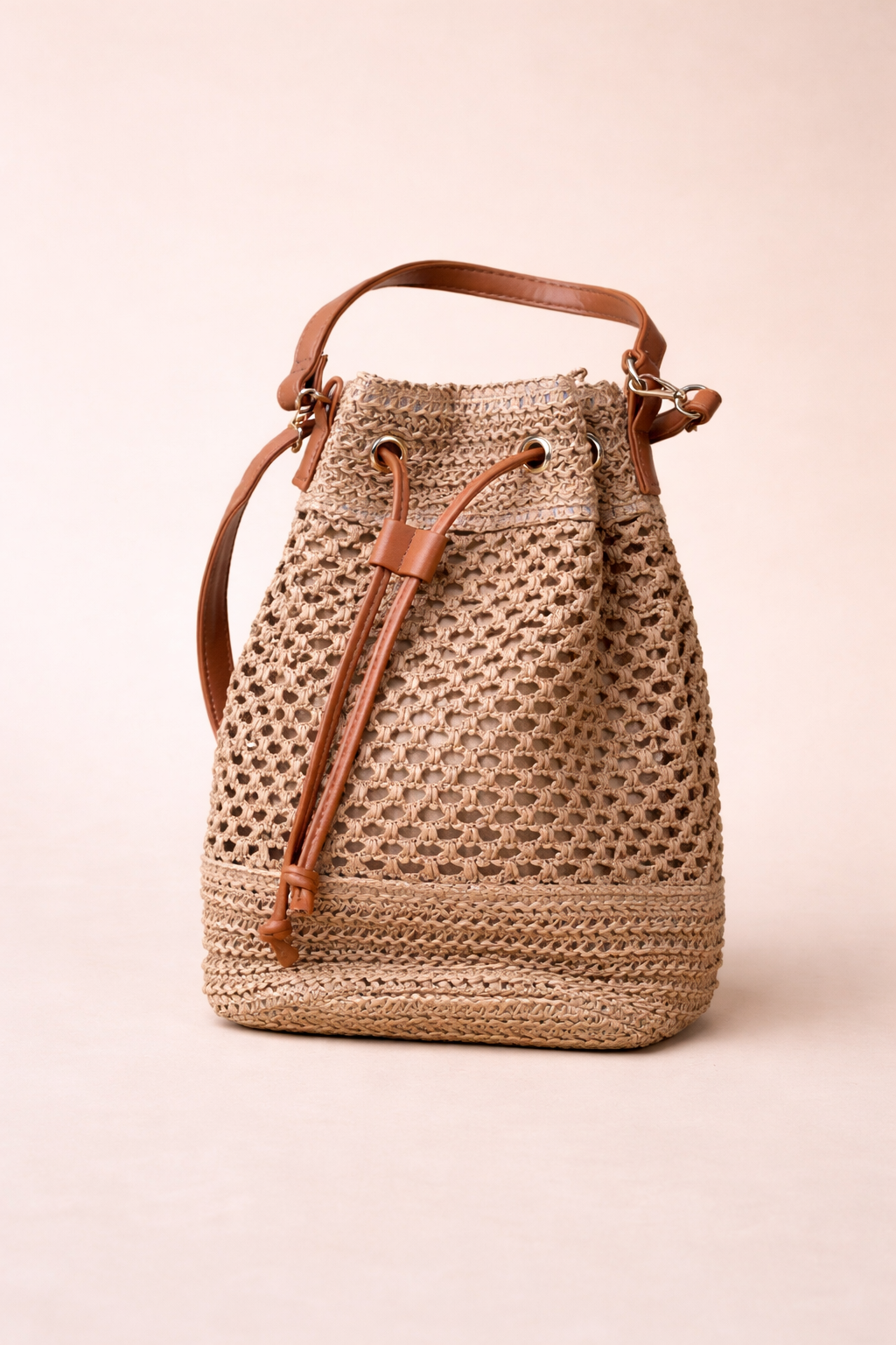 Siena Woven Bucket Bag