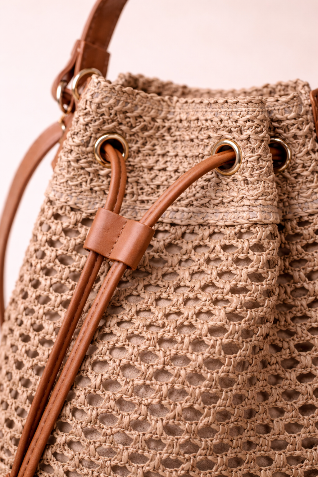 Siena Woven Bucket Bag