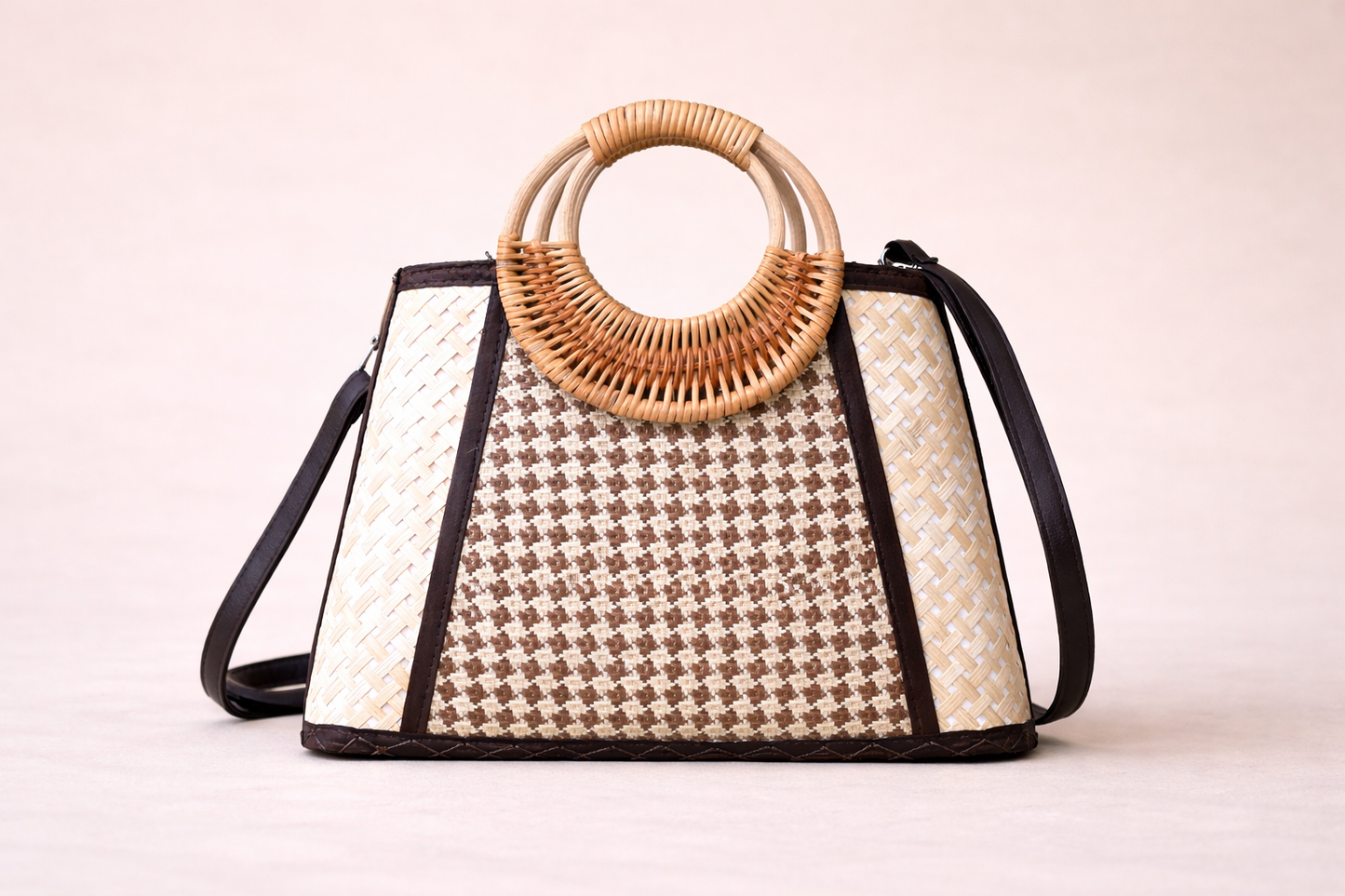 Siena Cane Top Handle Bag