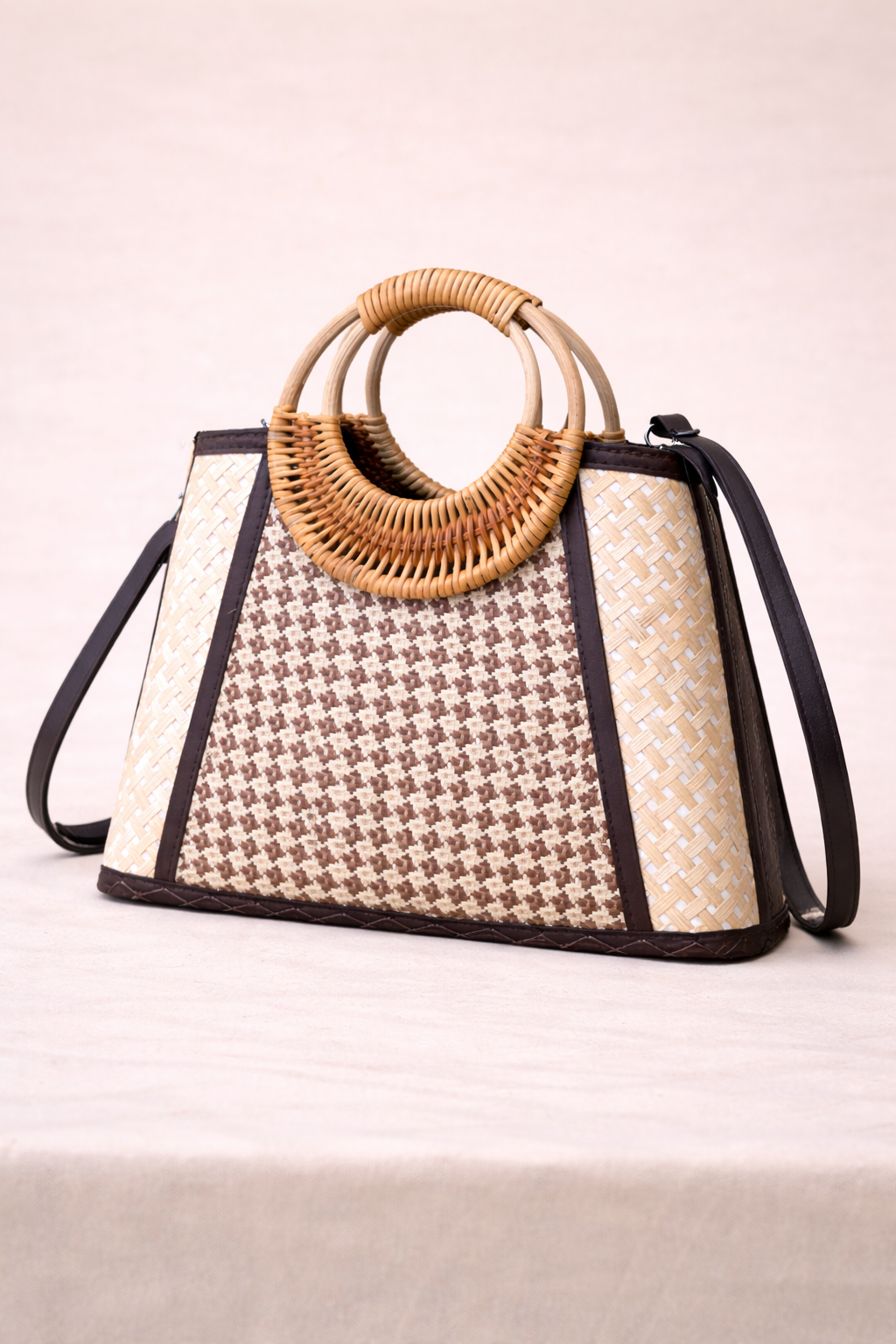 Siena Cane Top Handle Bag
