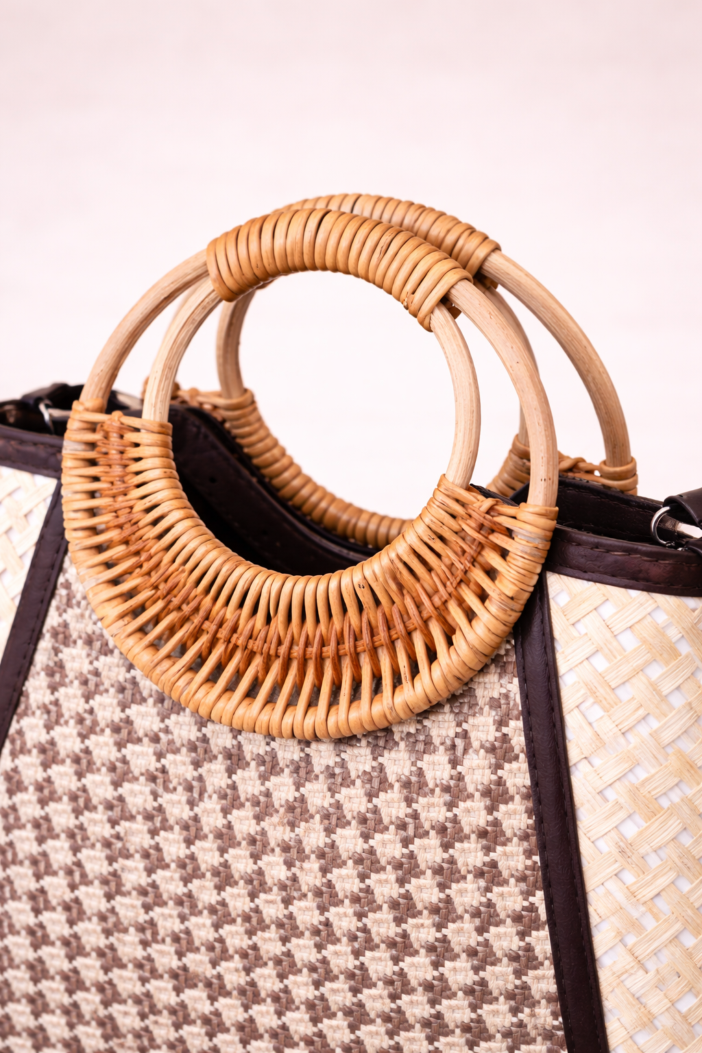 Siena Cane Top Handle Bag