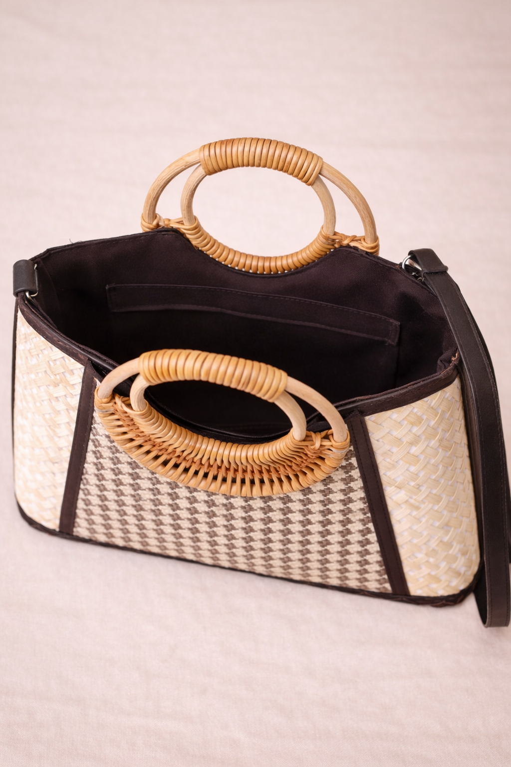 Siena Cane Top Handle Bag