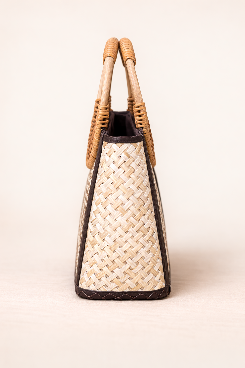 Siena Cane Top Handle Bag
