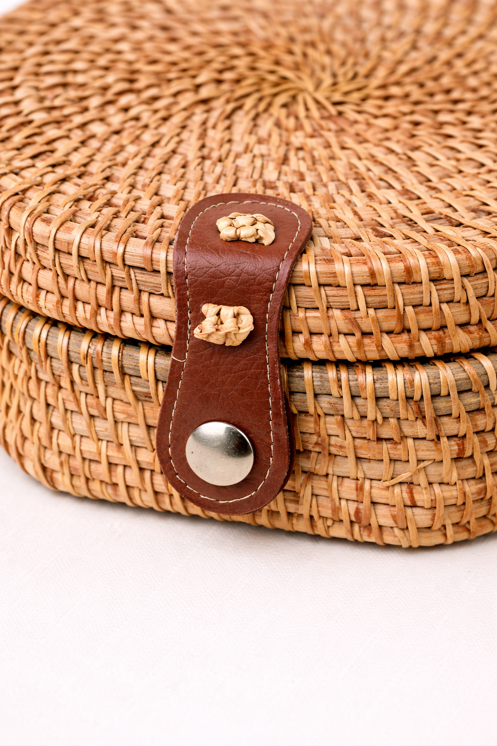 Solara Woven Crossbody Box Bag