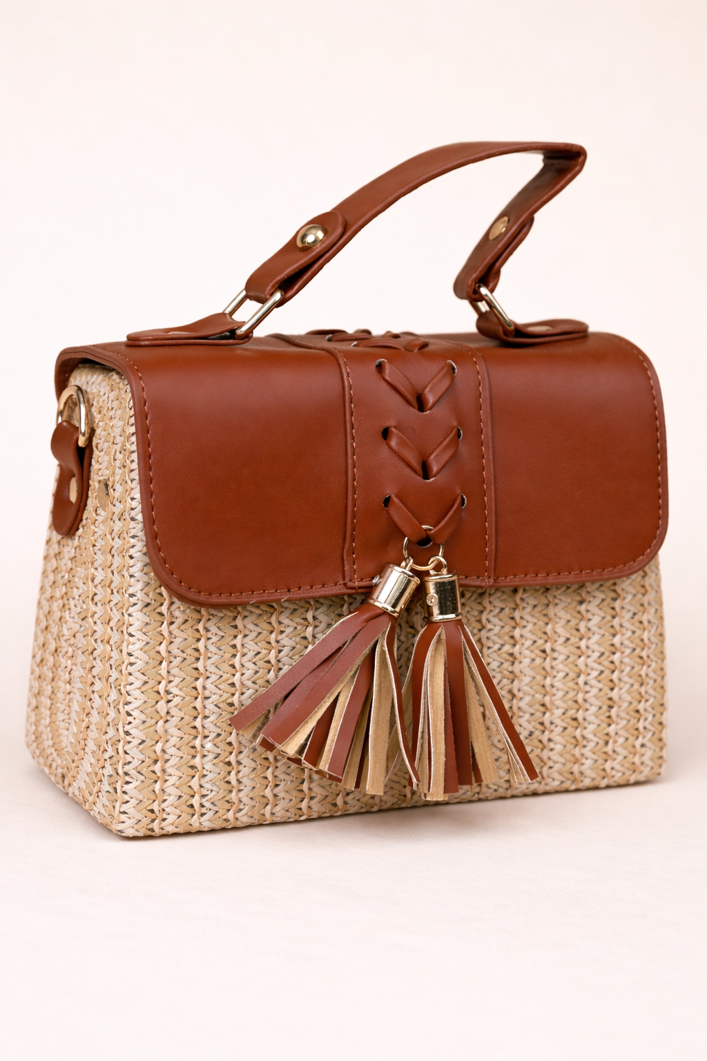 Terra Lace Weave Mini Satchel