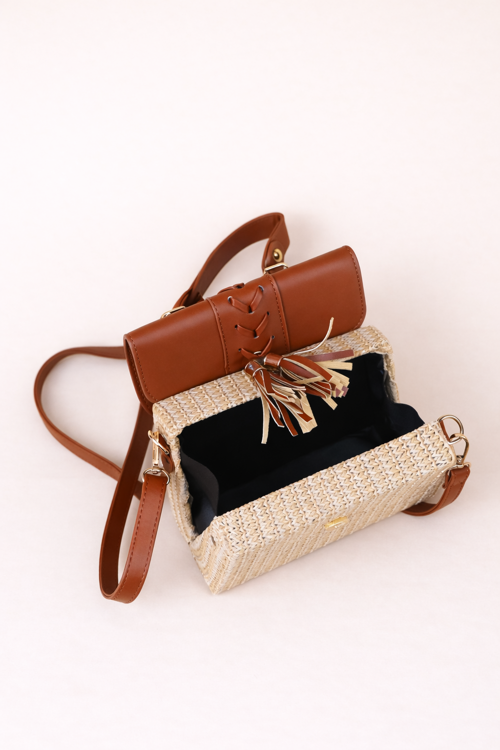 Terra Lace Weave Mini Satchel