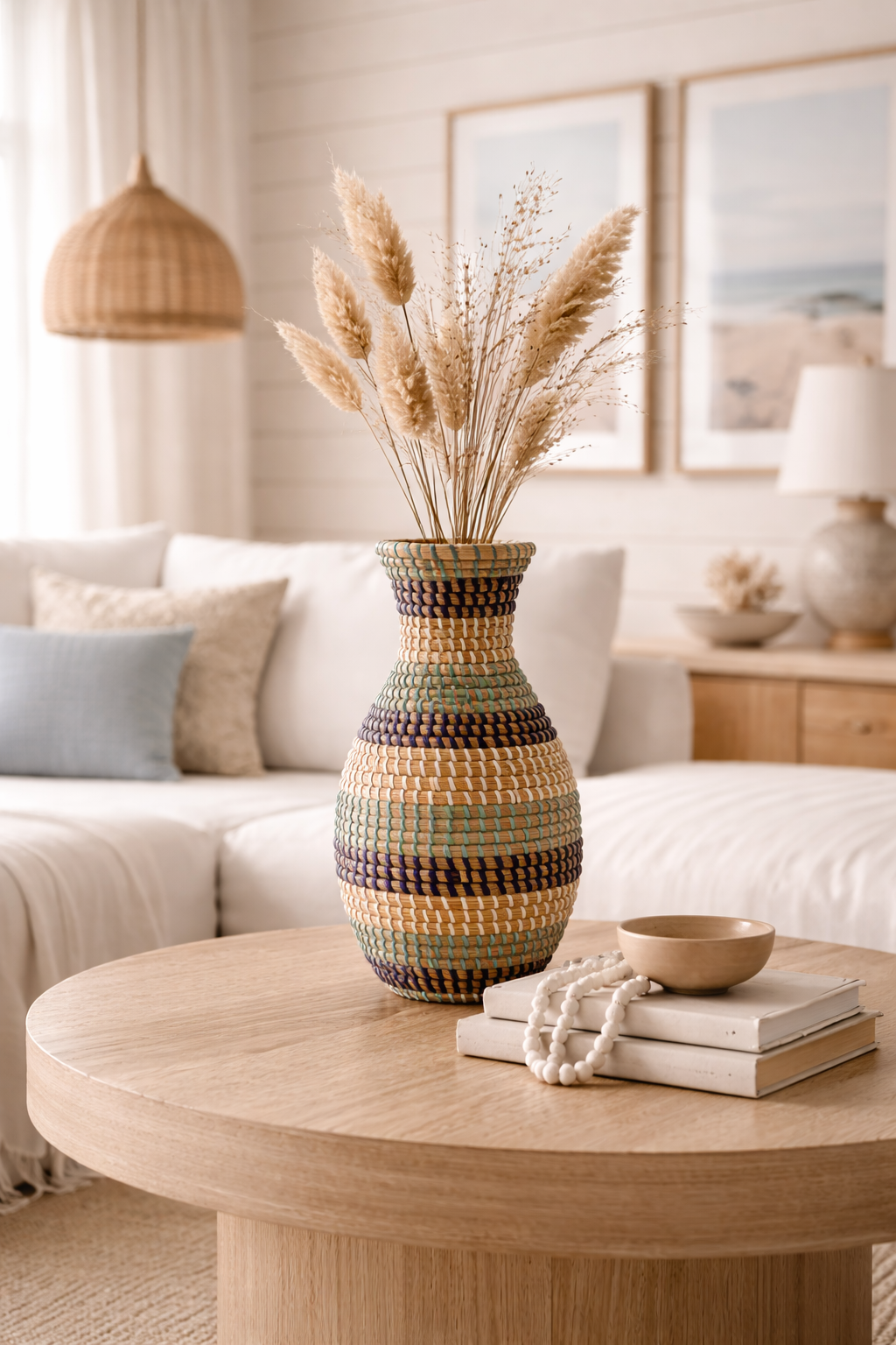 Aurelia Coastal Handwoven Vase
