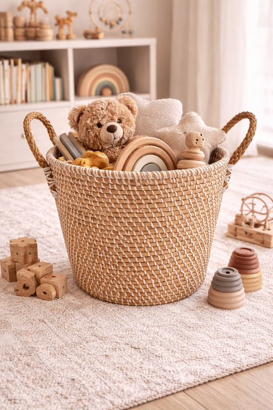 Sorelle Handwoven Storage Basket