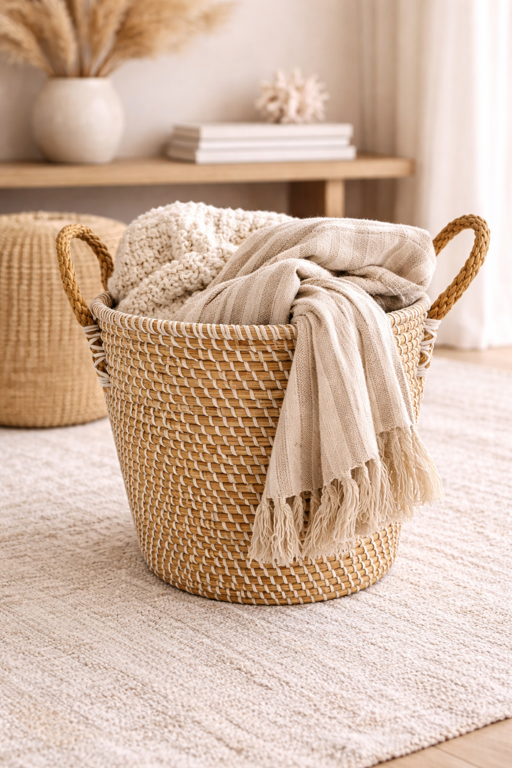 Sorelle Handwoven Storage Basket