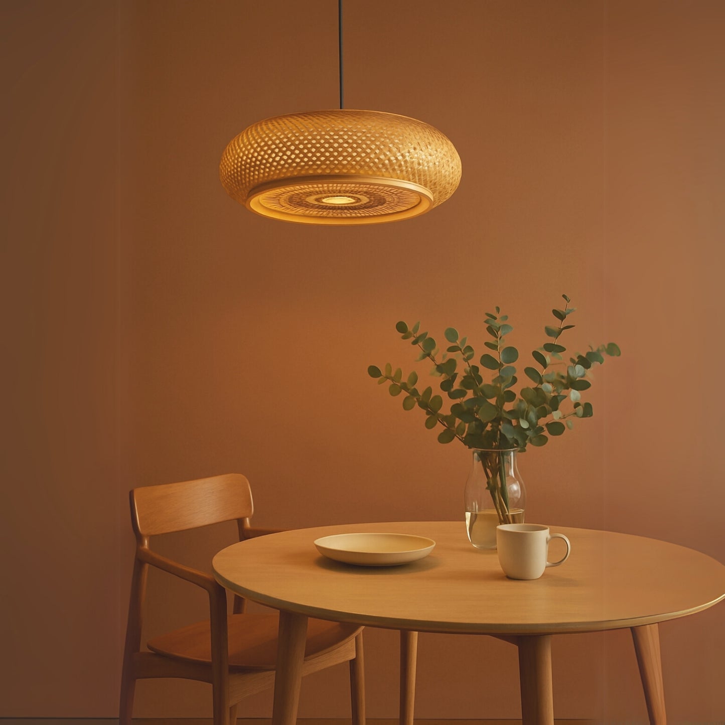 Suvana Rattan Dome Pendant Light