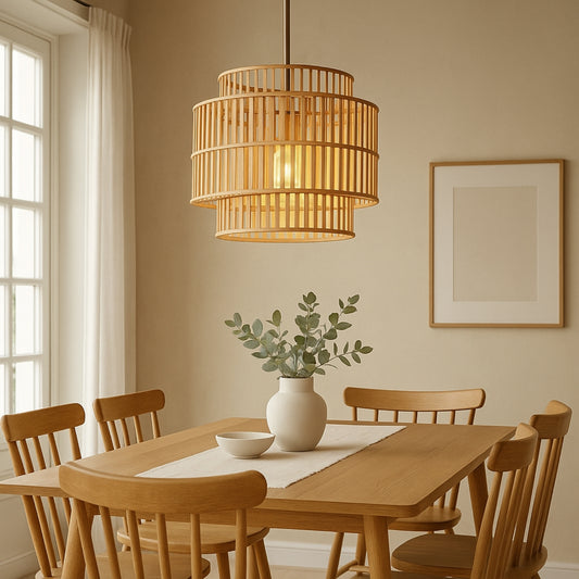 Kiva Tiered Bamboo Pendant