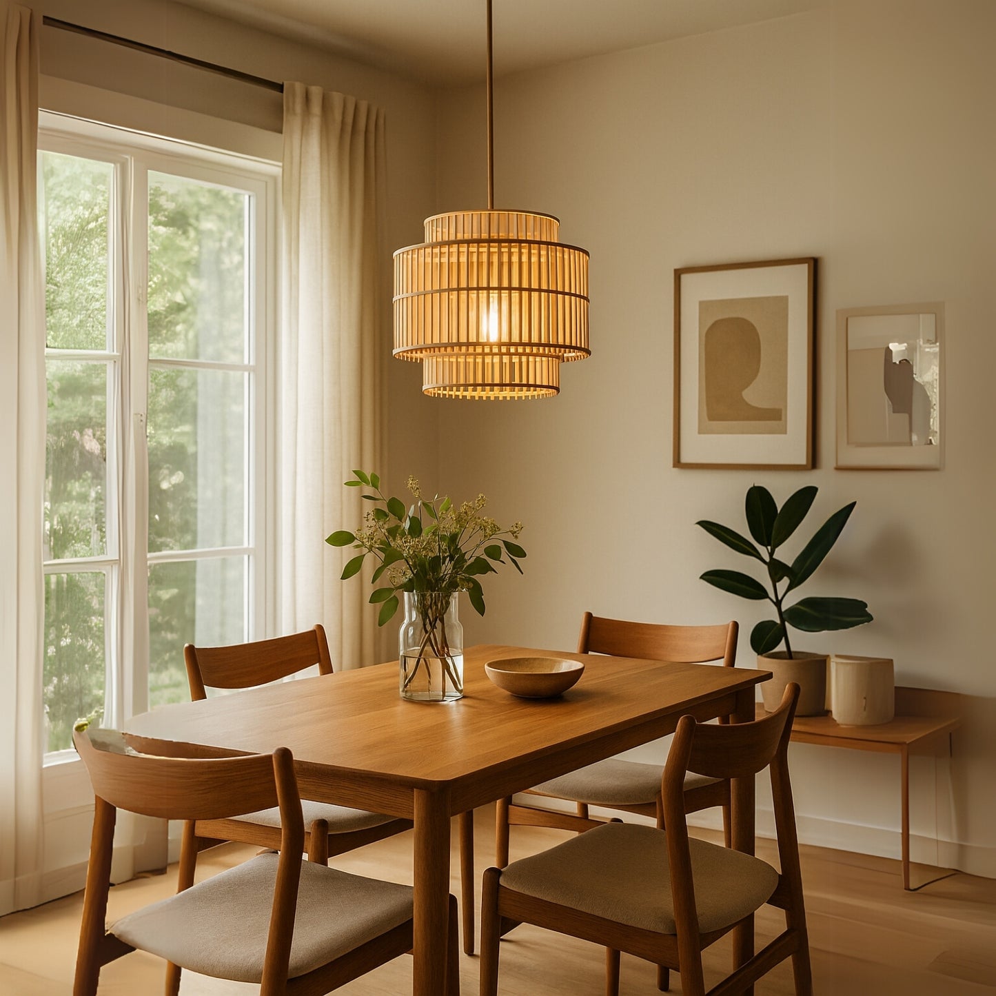 Kiva Tiered Bamboo Pendant