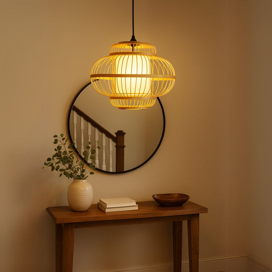 Kumo Orb – Bamboo Cloud Lantern