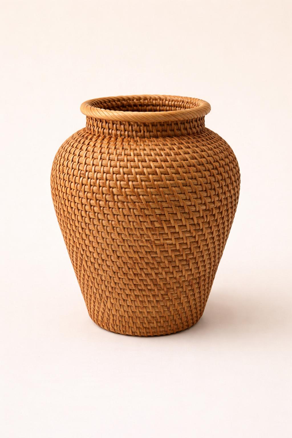 Aureva Handwoven Rattan Vase