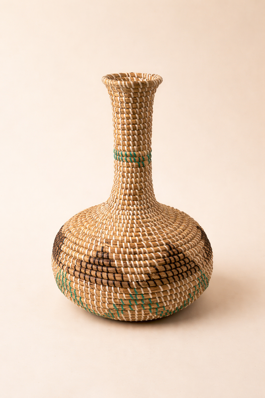 Aarunya Handwoven Floor Vase