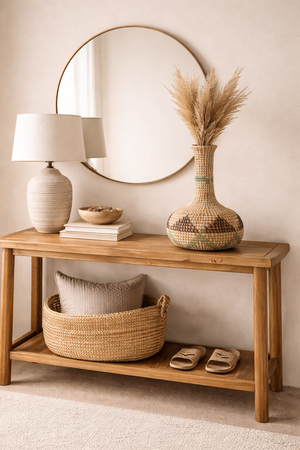 Aarunya Handwoven Floor Vase