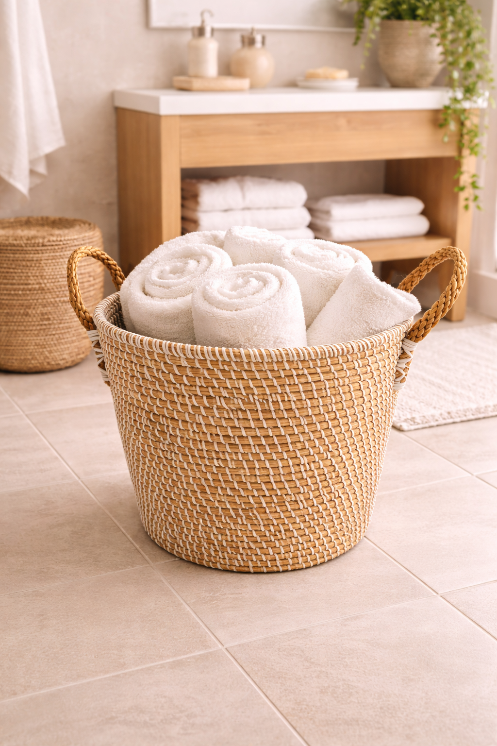 Sorelle Handwoven Storage Basket