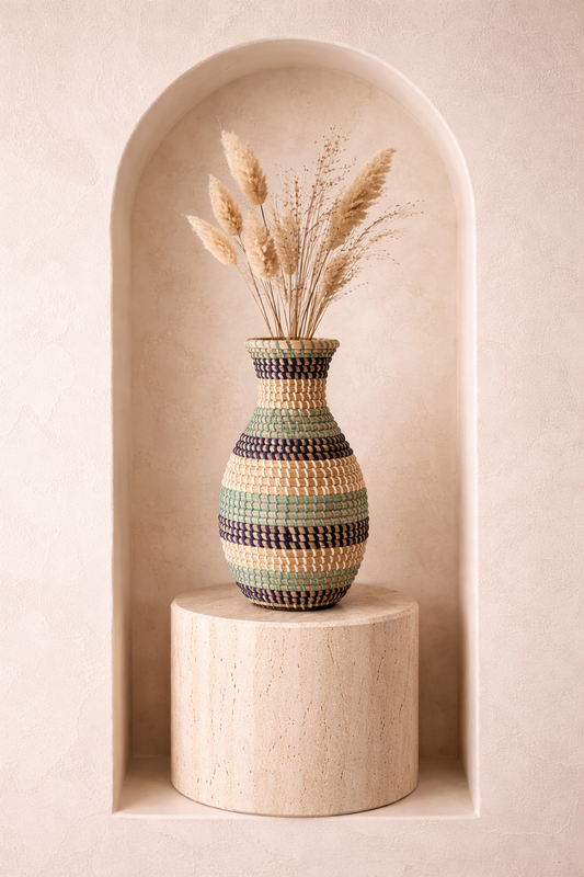Aurelia Coastal Handwoven Vase