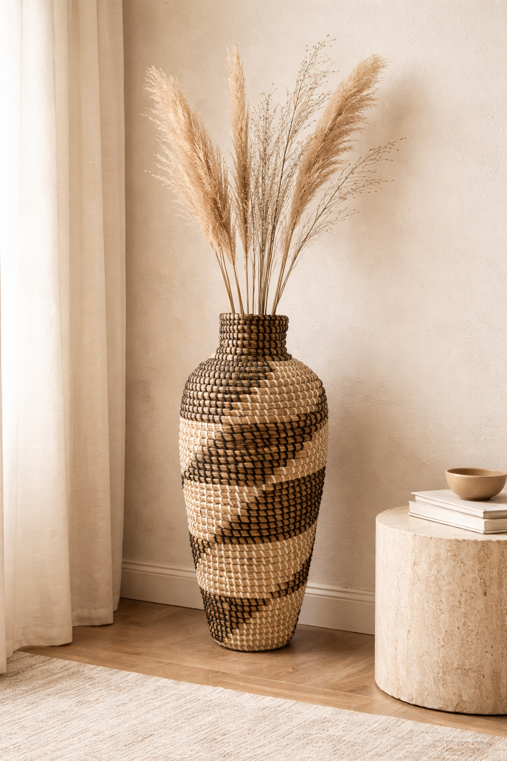 Zahara Handwoven Floor Vase
